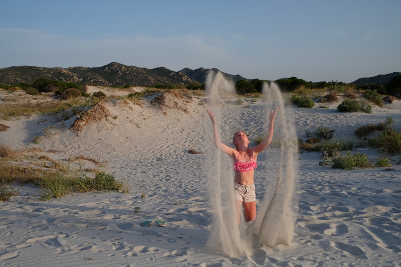 Lancé de sables de Fanny