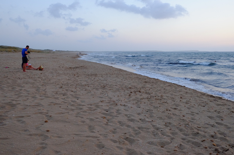 La plage à plus de 200m de notre tente