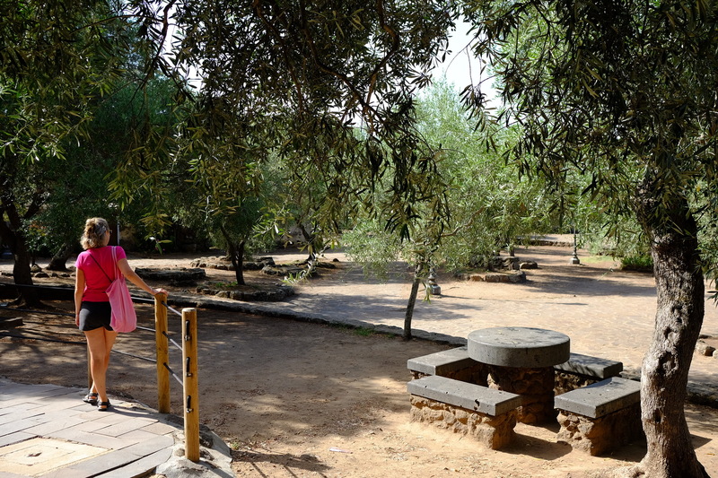 Le lendemain matin, sans les enfants, nous partons au Parco Archeologico Naturalistico de Santa Cristina