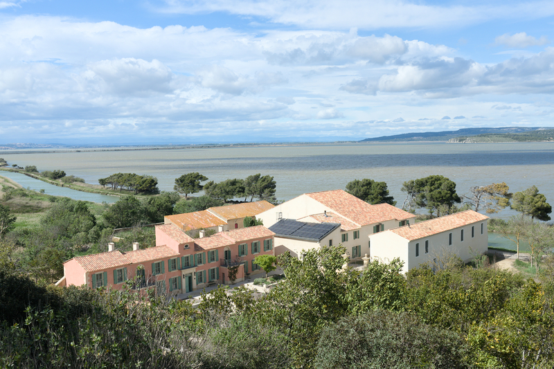 Vue sur le Refuge du Littoral de Sainte Lucie