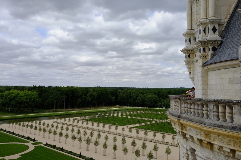 Vue sur les jardins