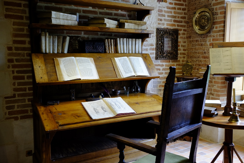 Le bureau de Léonard de Vinci