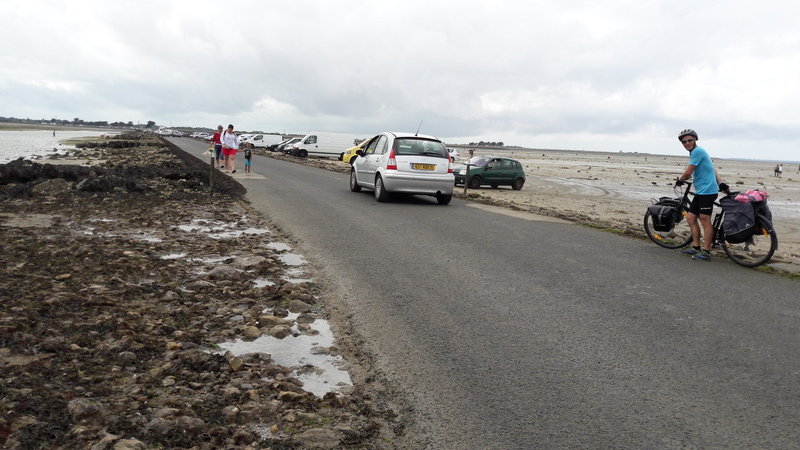 Le Gois, la passage à gué de l'Île de Noirmoutier