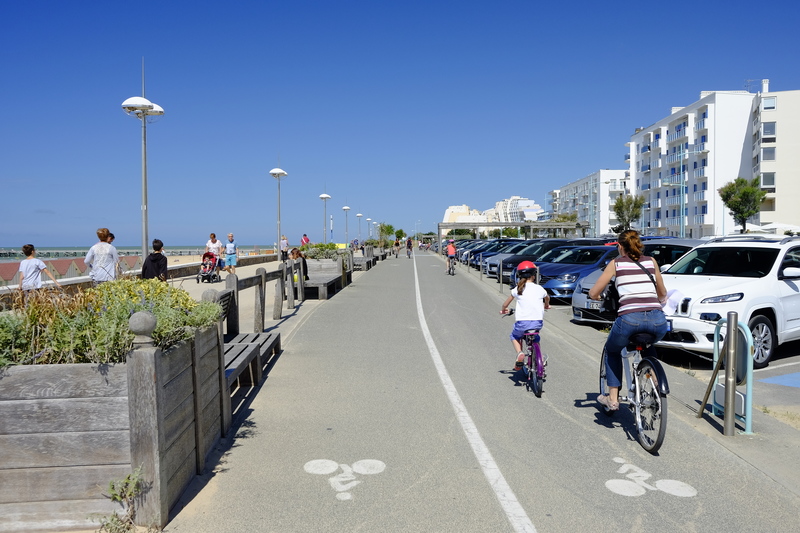 En vélos pour Saint Gilles Croix-de-Vie où nous attendent Christelle, Jérôme et Paul