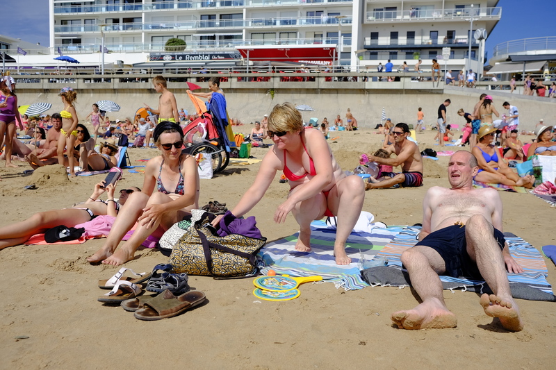 A la plage avec Christelle, Jérôme et Paul
