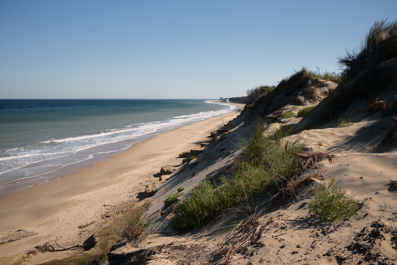Les plages sont longues et sauvages