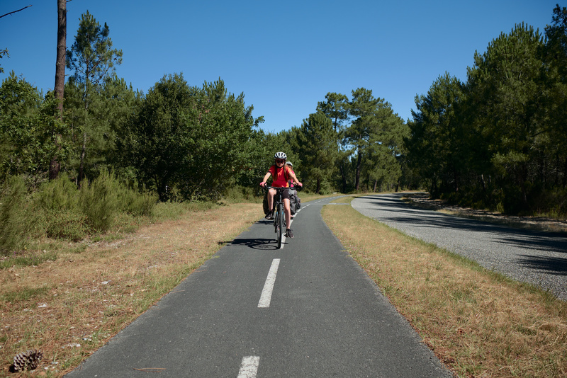 Nous reprenons la Vélodyssée pour notre prochaine étape