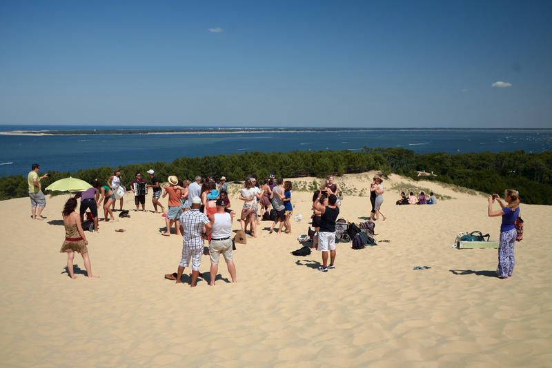 Petit bal improvisé sur la dune