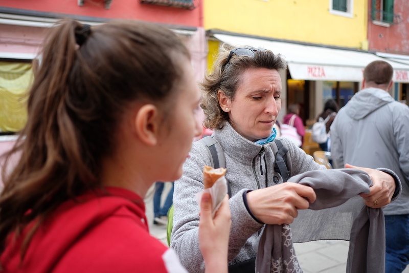 Burano est réputée pour ses dentelles (mais pas par les glaces)