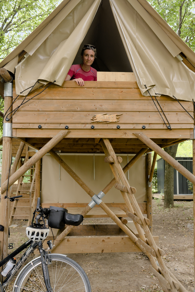 Premier camping et... hébergement de luxe !