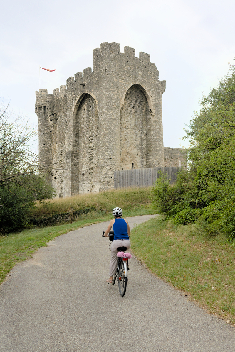 Visite du vieux Cruas et de son vieux fort qui domine le Rhône