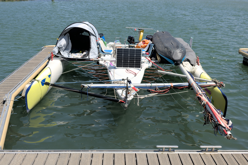 Des itinérants ... en trimaran