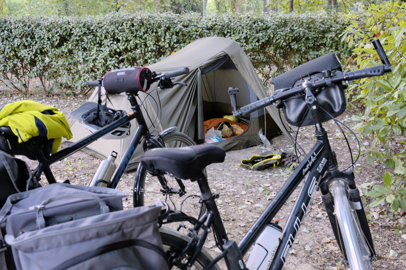Notre installation au camping