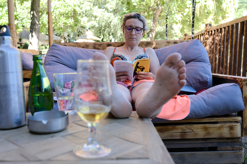 Au bar du Camping du Pont d'Avignon, à ... Avignon